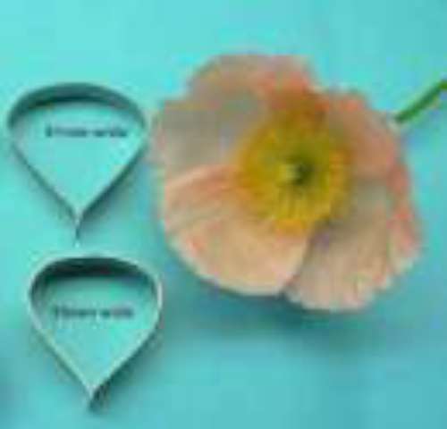 Poppy Petal Cutters - Click Image to Close